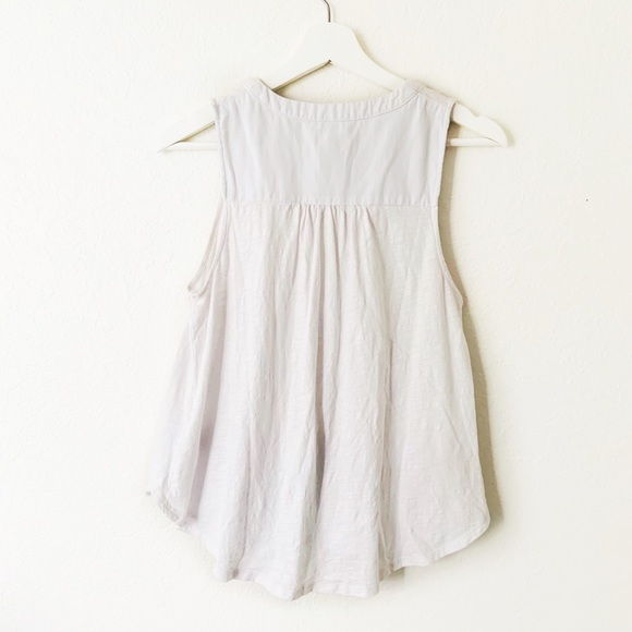 Anthro Meadow Rue Button Down Sleeveless Top S - Picture 7 of 7
